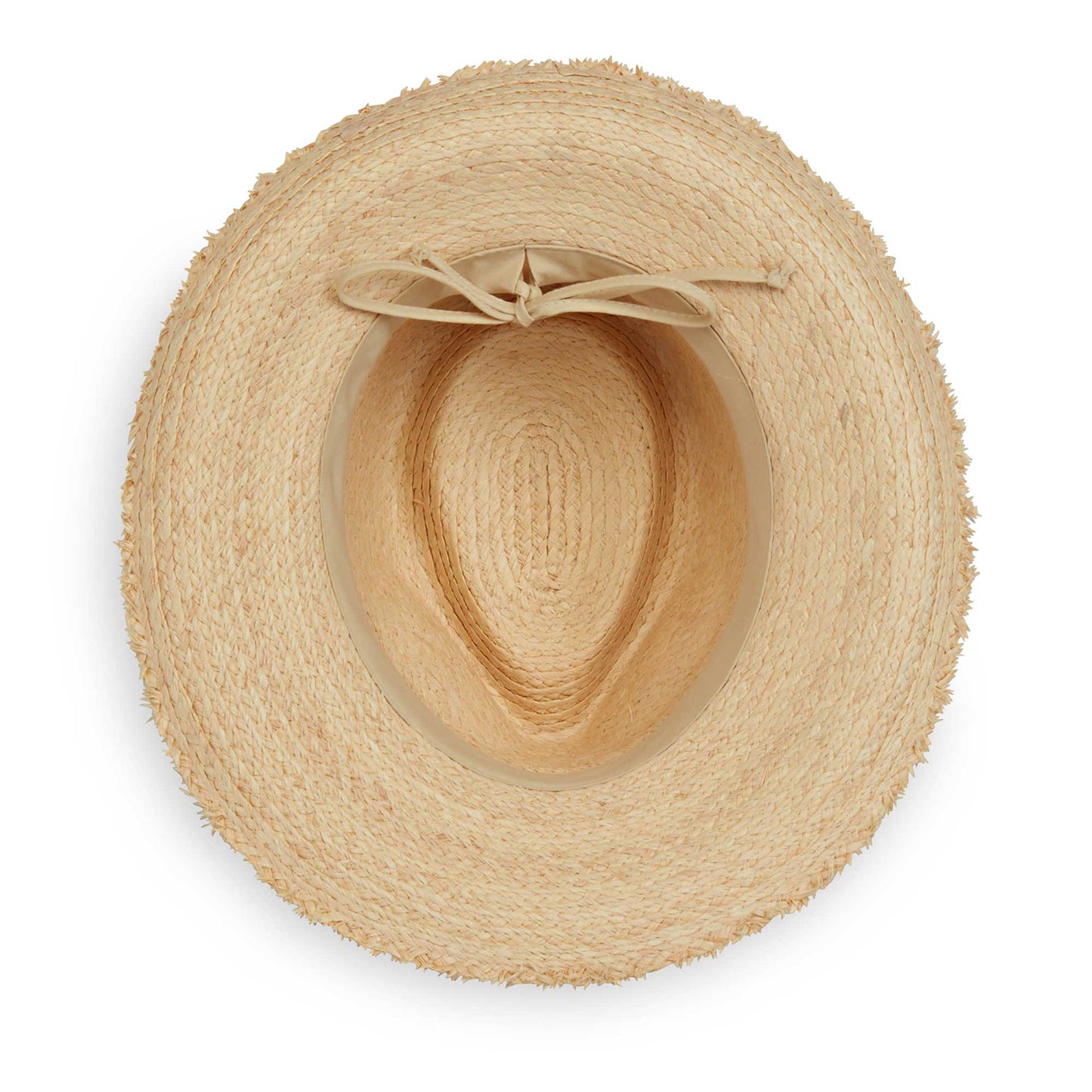 Straw Paloma sun beach hat by Wallaroo, featuring a UPF 50+ rating, Ivory