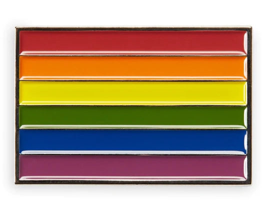 Featuring View of the Pride Flag Metal Enameled Emblem from Carkella by Wallaroo