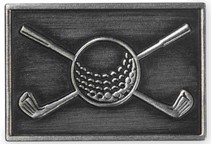View of the Golf Metal Etched Emblem from Carkella by Wallaroo