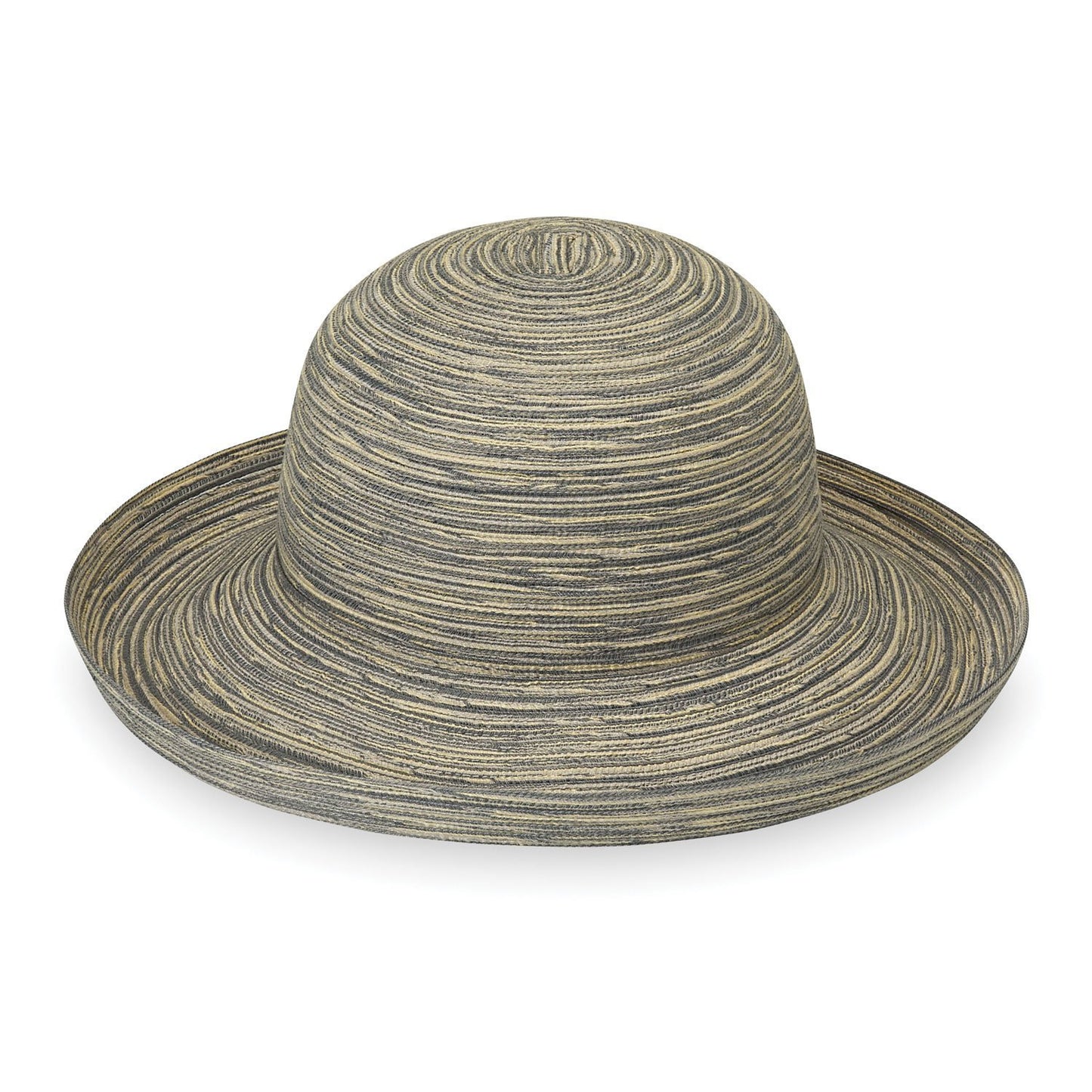 Ladies' Packable Big Wide Brim Sydney UPF Summer Sun Hat from Wallaroo, Cloud Grey