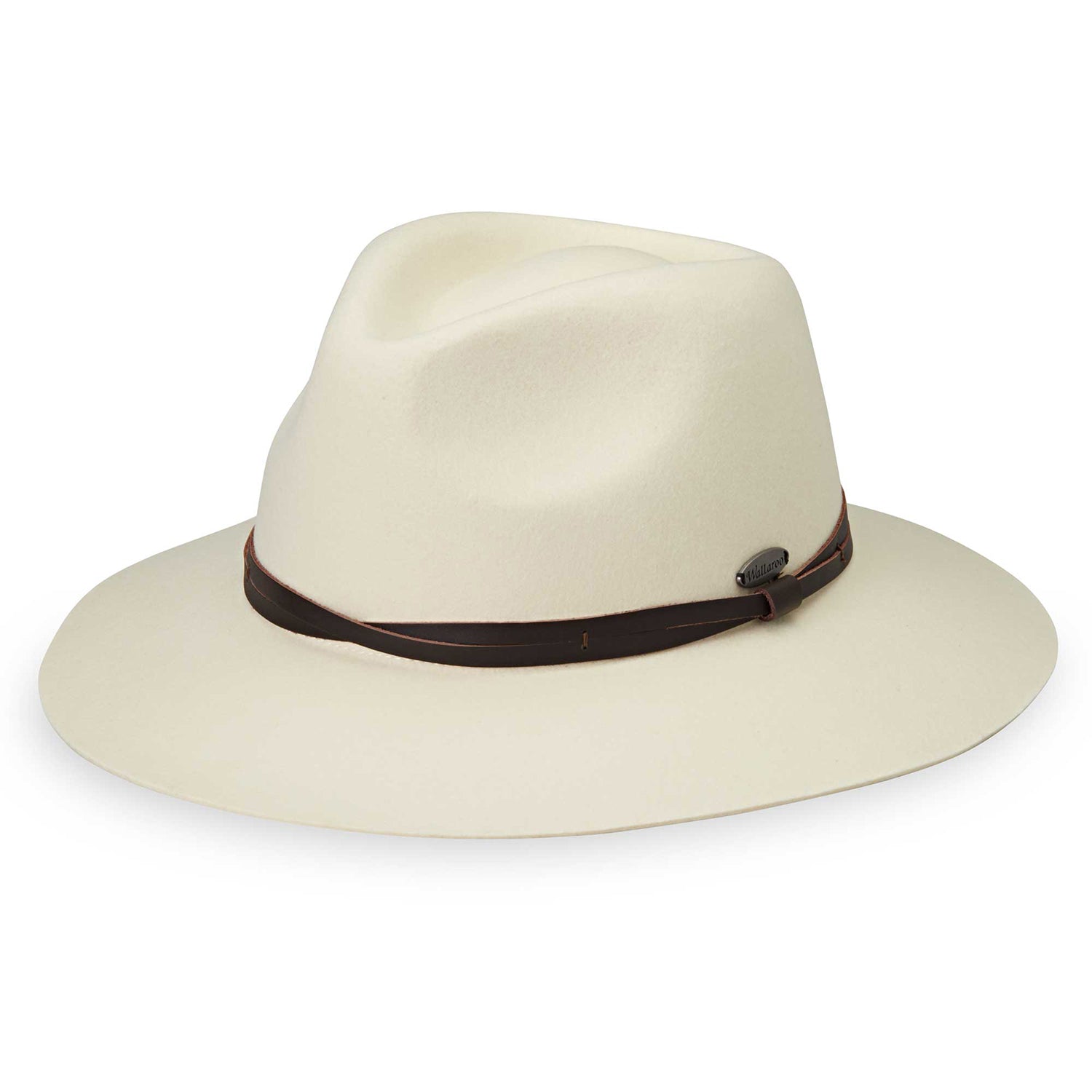 Wallaroo Aspen fall and winter white felt sun hat for Ladies