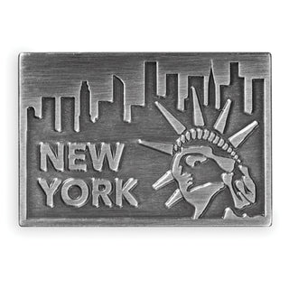 View of the New York Metal Etched Emblem from Carkella by Wallaroo