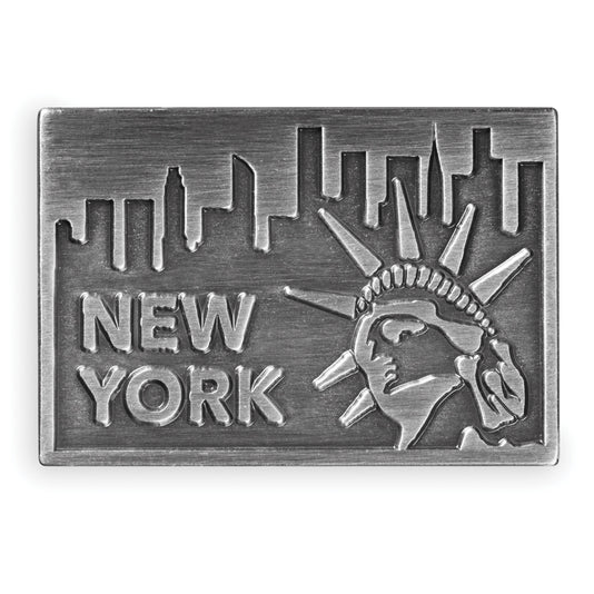 View of the New York Metal Etched Emblem from Carkella by Wallaroo