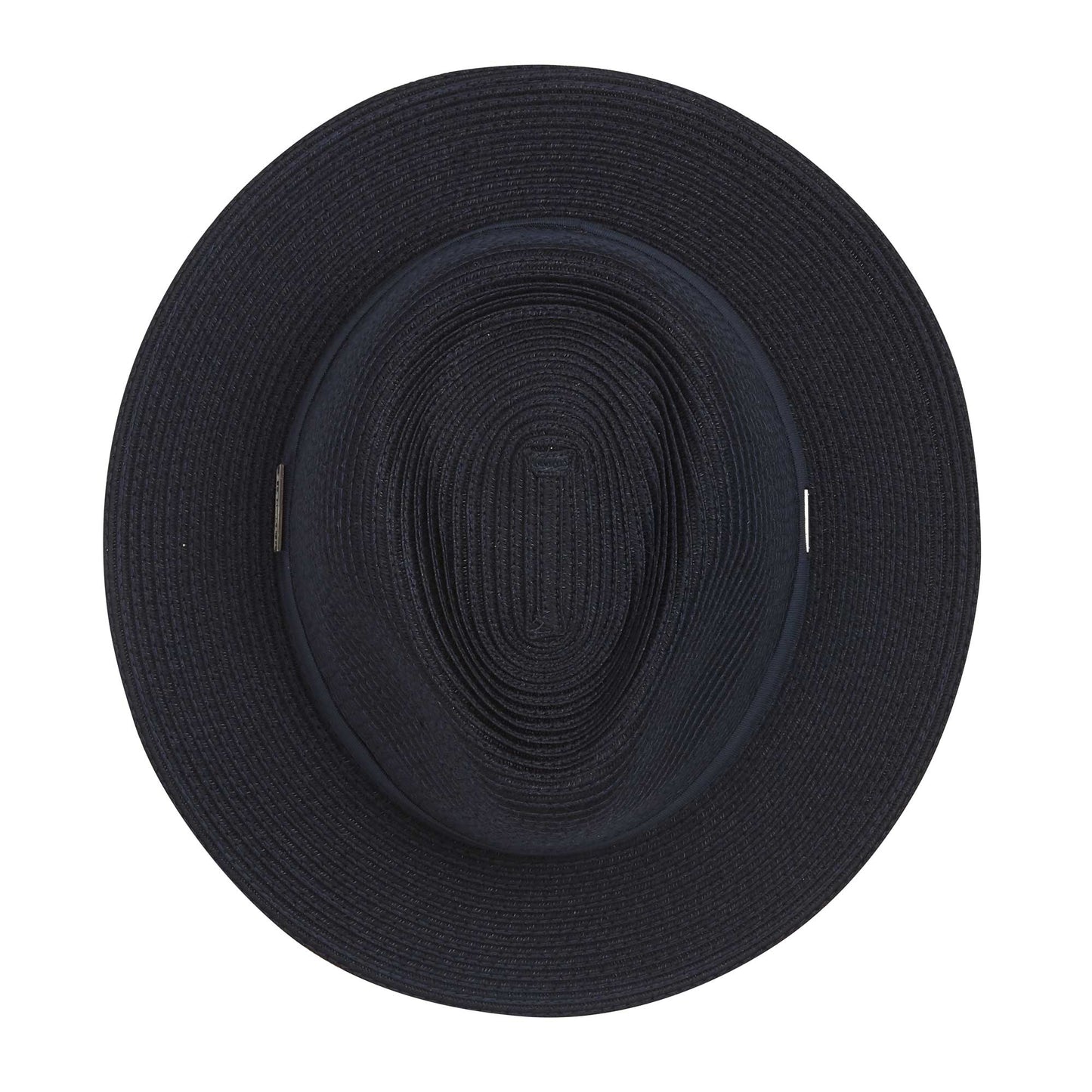 Top of Carkella men's Fairway fedora packable travel sun hat, Navy