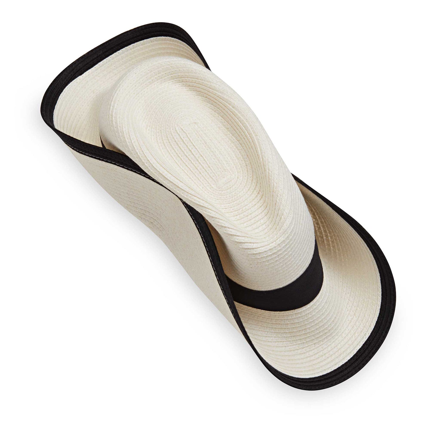 Packing view of Carkella by Wallaroo Lauren fedora for women, Ivory