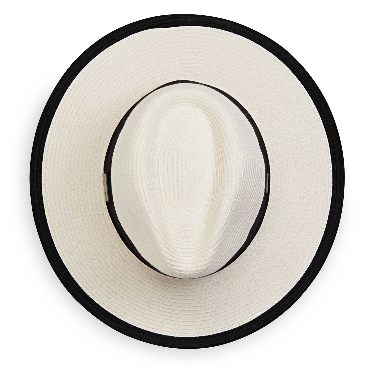 Top view of Carkella by Wallaroo Lauren fedora for women, Ivory