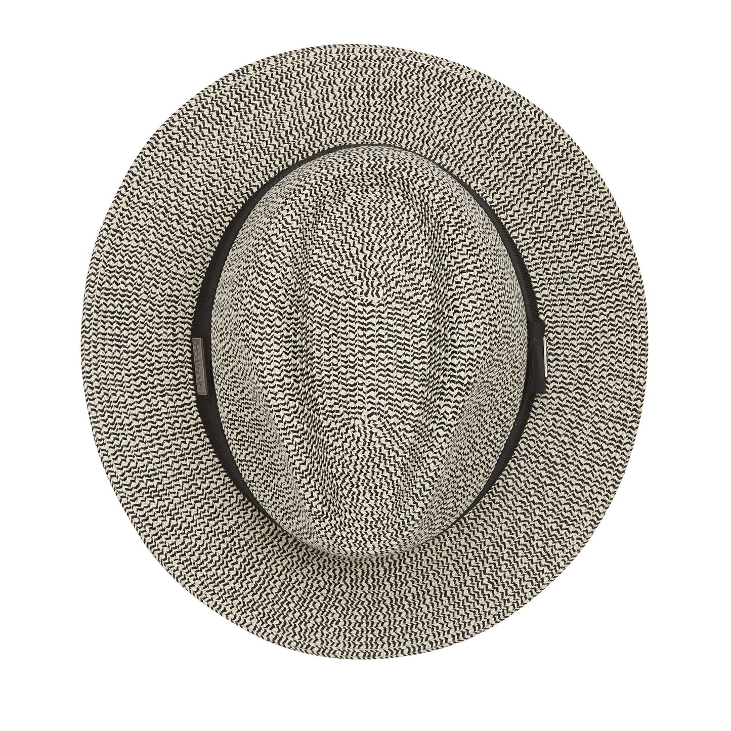 Top of Carkella men's Newhall fedora packable travel sun hat, Mixed Black