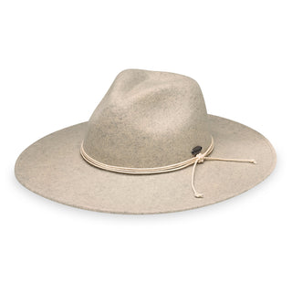 Women's wide brim winter sun hat by Wallaroo, Oatmeal