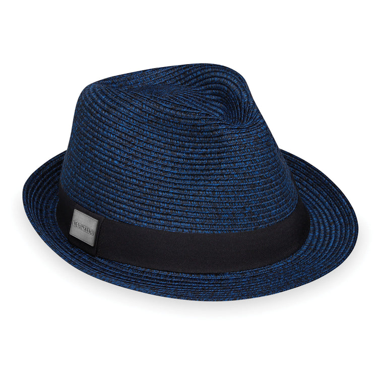 Carkella Del Mar trilby style fedora for both men and women in Mixed Navy