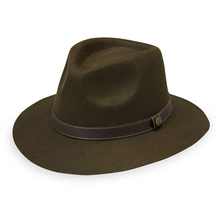 Durango fedora winter sun hat made from wool-felt material with a UPF 50+ rating