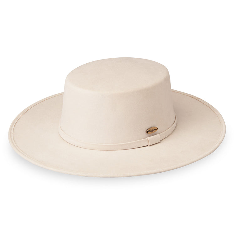 Ladies' winter sun hat with a big wide brim by Wallaroo, Pearl