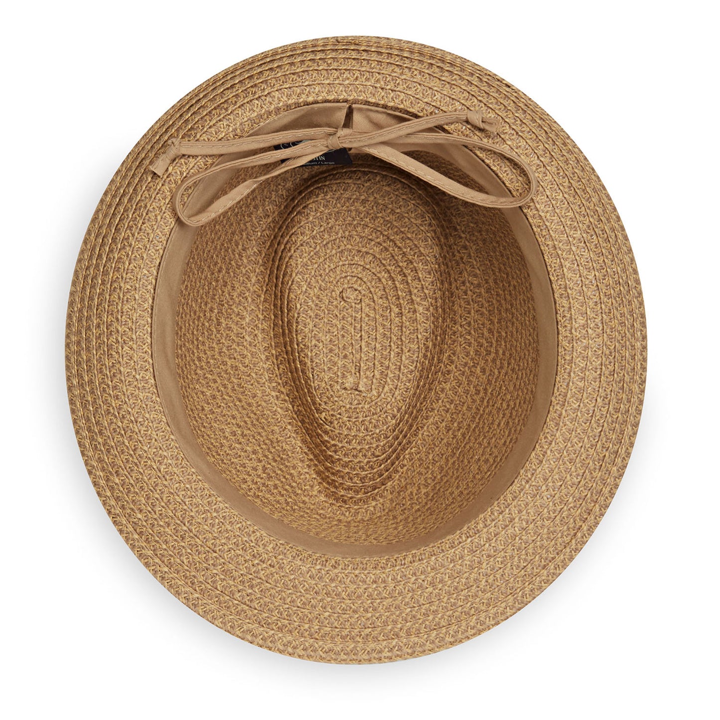 Men's fedora beach sun hat by Wallaroo, Natural