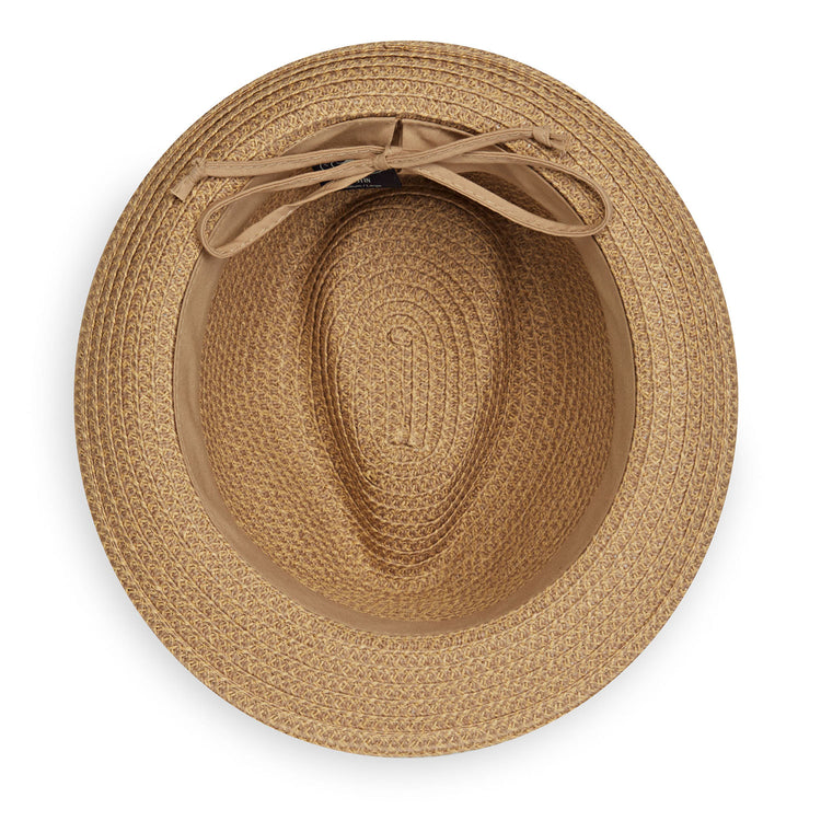 Men's fedora beach sun hat by Wallaroo, Natural