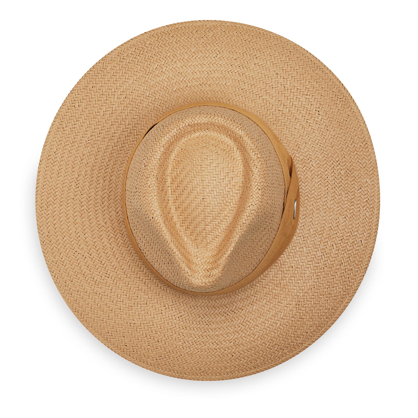 Top view of Wallaroo Klara sun hat, Camel