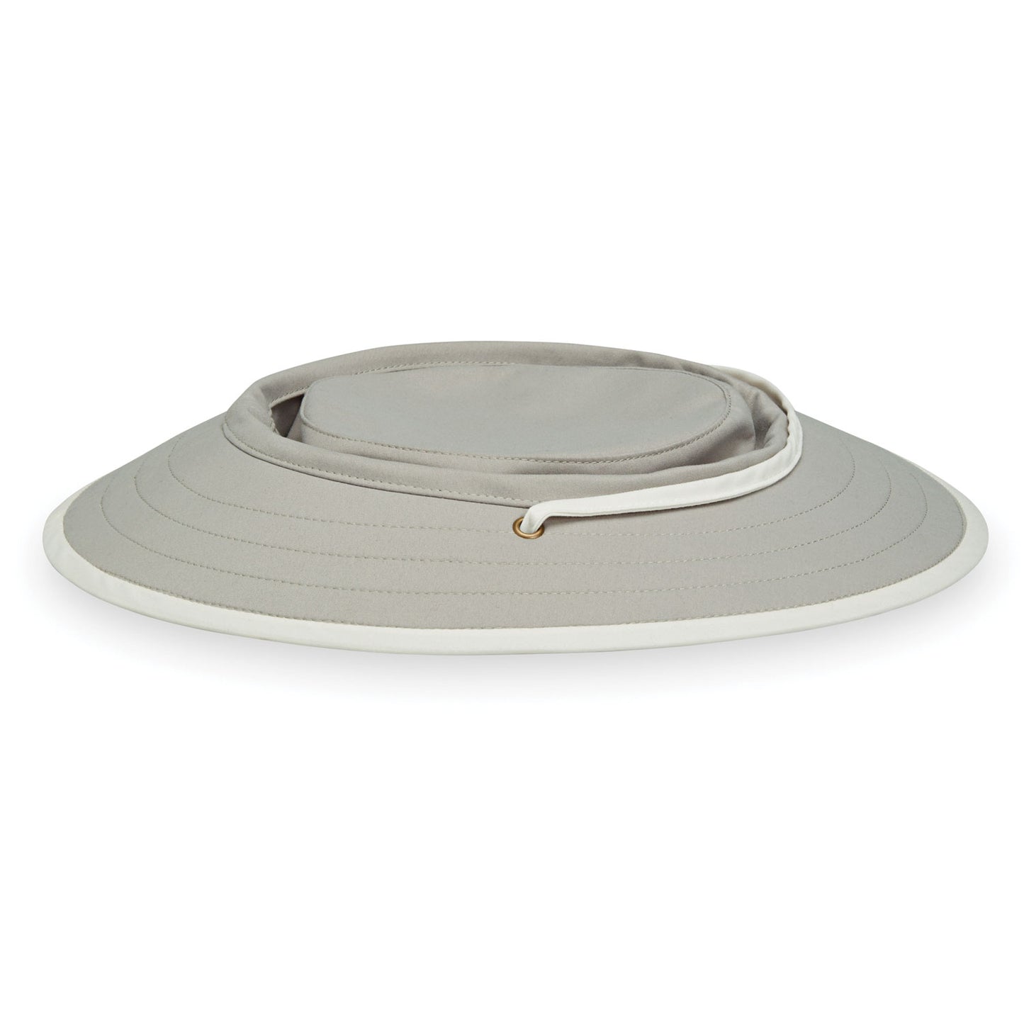 Women's Packable UPF Ladies' Explorer Summer Sun Hat with Chinstrap from Wallaroo, Stone/Natural