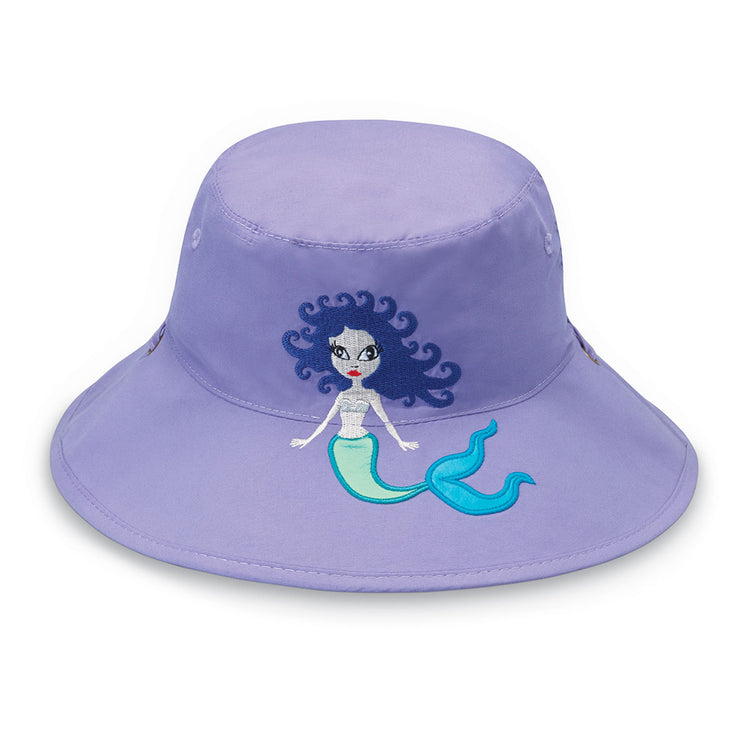 Children's bucket style sun hat by Wallaroo, Purple