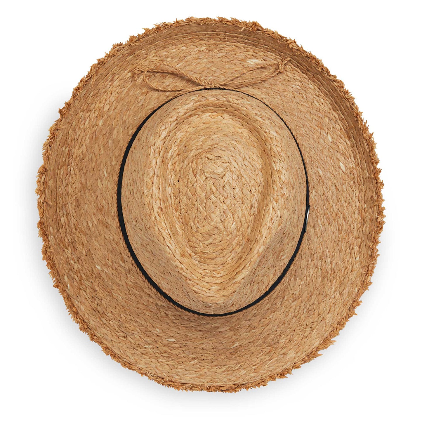Straw Paloma sun beach hat by Wallaroo, featuring a UPF 50+ rating, Camel