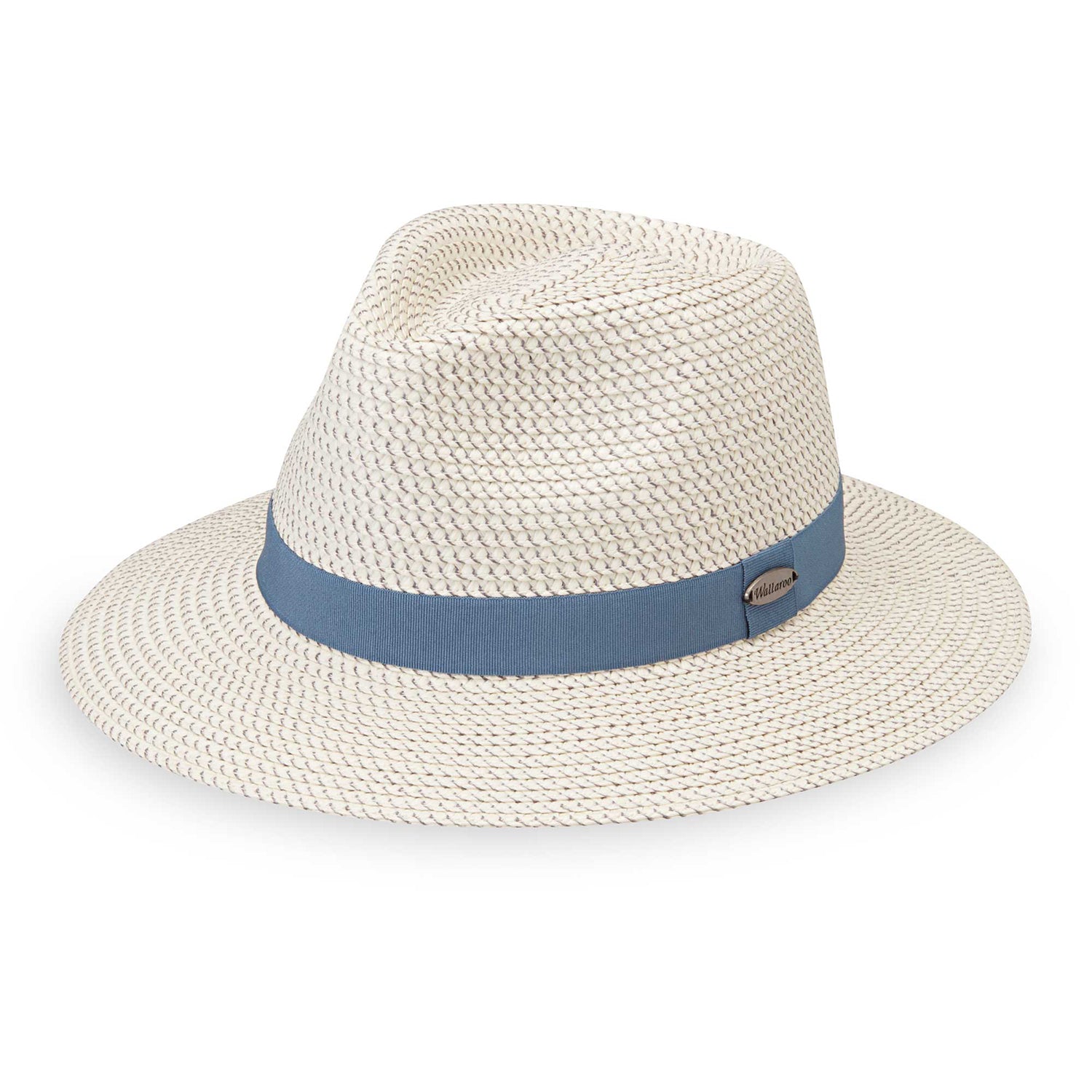Ladies' petite charlie sun hat by Wallaroo, made with packable, UPF 50 material, Dusty Blue