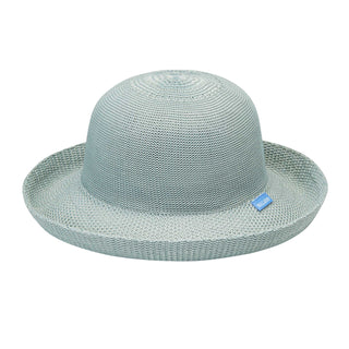 Petite Victoria crown style sun hat with upturned brim by Wallaroo