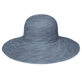 Women's wide brim sun hat in slate by Wallaroo