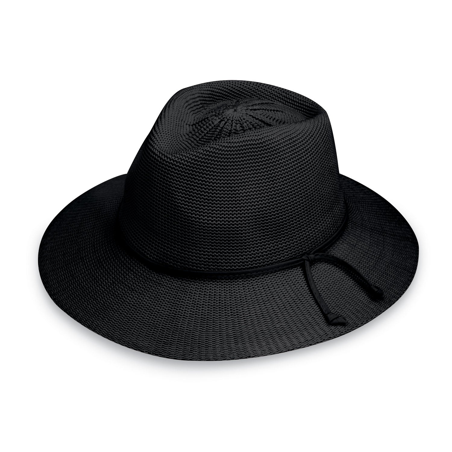 Featuring front of fedora style sun protection hat by Wallaroo