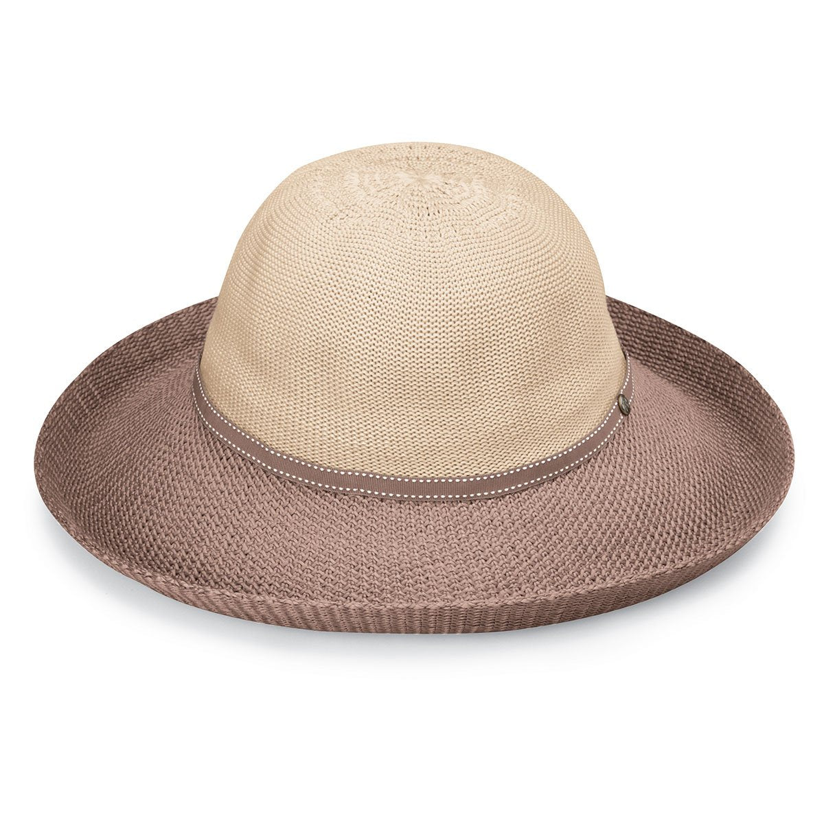 Featuring womans wide brim sun hat by Wallaroo