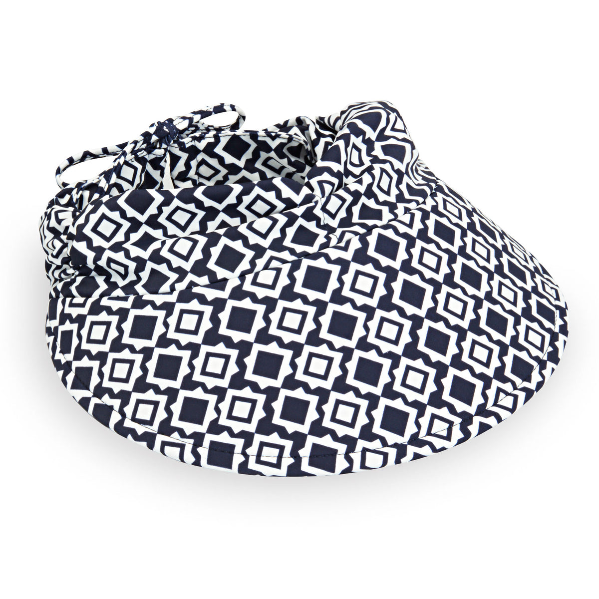 Women's Adjustable Sun Aqua Visor for the beach or pool in Clockworks from Wallaroo