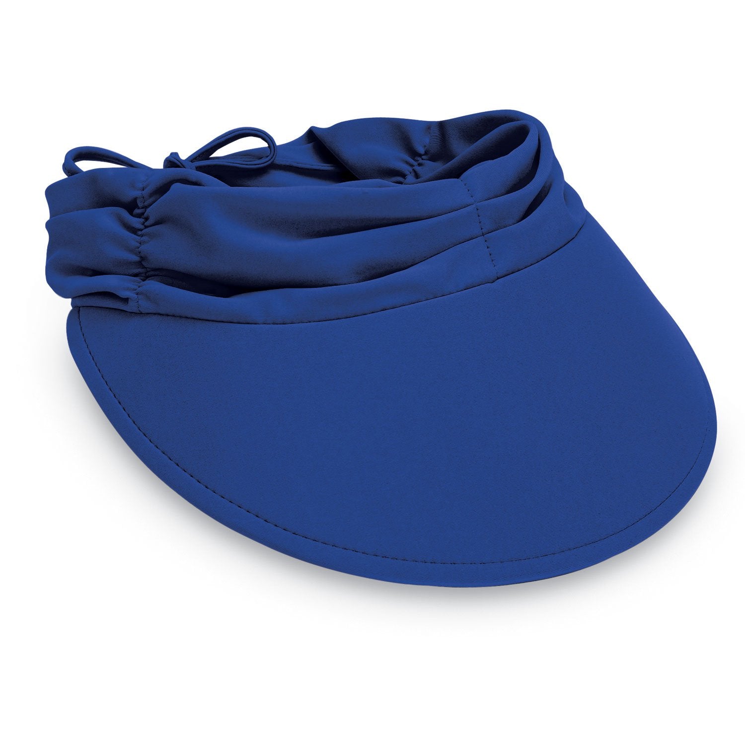 Featuring Women's Packable Sun Aqua Visor for the beach or pool in Royal Blue from Wallaroo