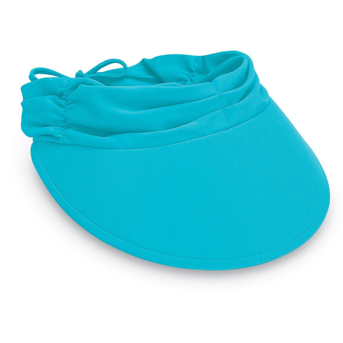 Women's Adjustable Sun Aqua Visor for the beach or pool in Turquoise from Wallaroo
