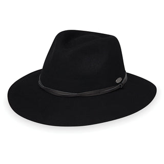 Aspen Ladies' Felt Fall and Winter Sun Hat in Black from Wallaroo