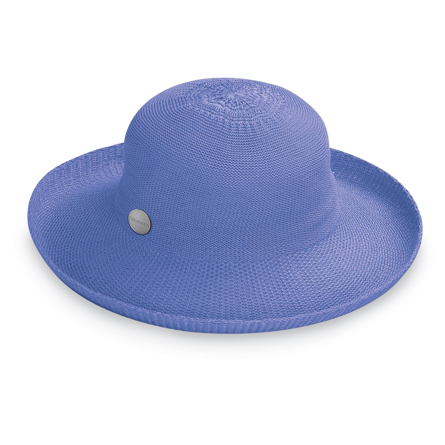 Featuring Front of Ladies' Packable Wide Brim Crown Style Victoria UPF Sun Hat from Carkella