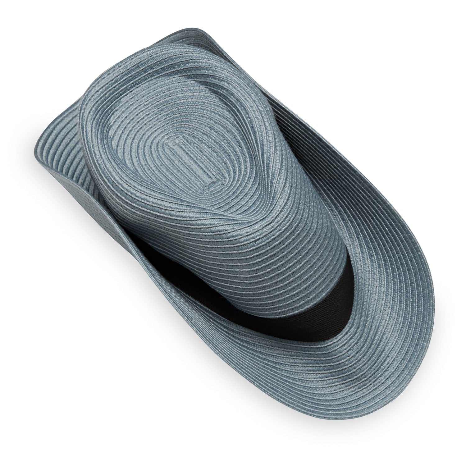 Packing View of the Fairway travel Summer golf Hat in Blue by Carkella from Wallaroo, Blue wind-resistant hat