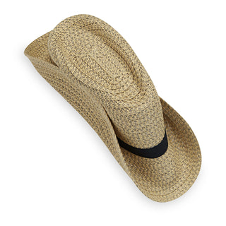 Packing View of Men's Palmer UPF Fedora Sun Hat in Natural from Wallaroo