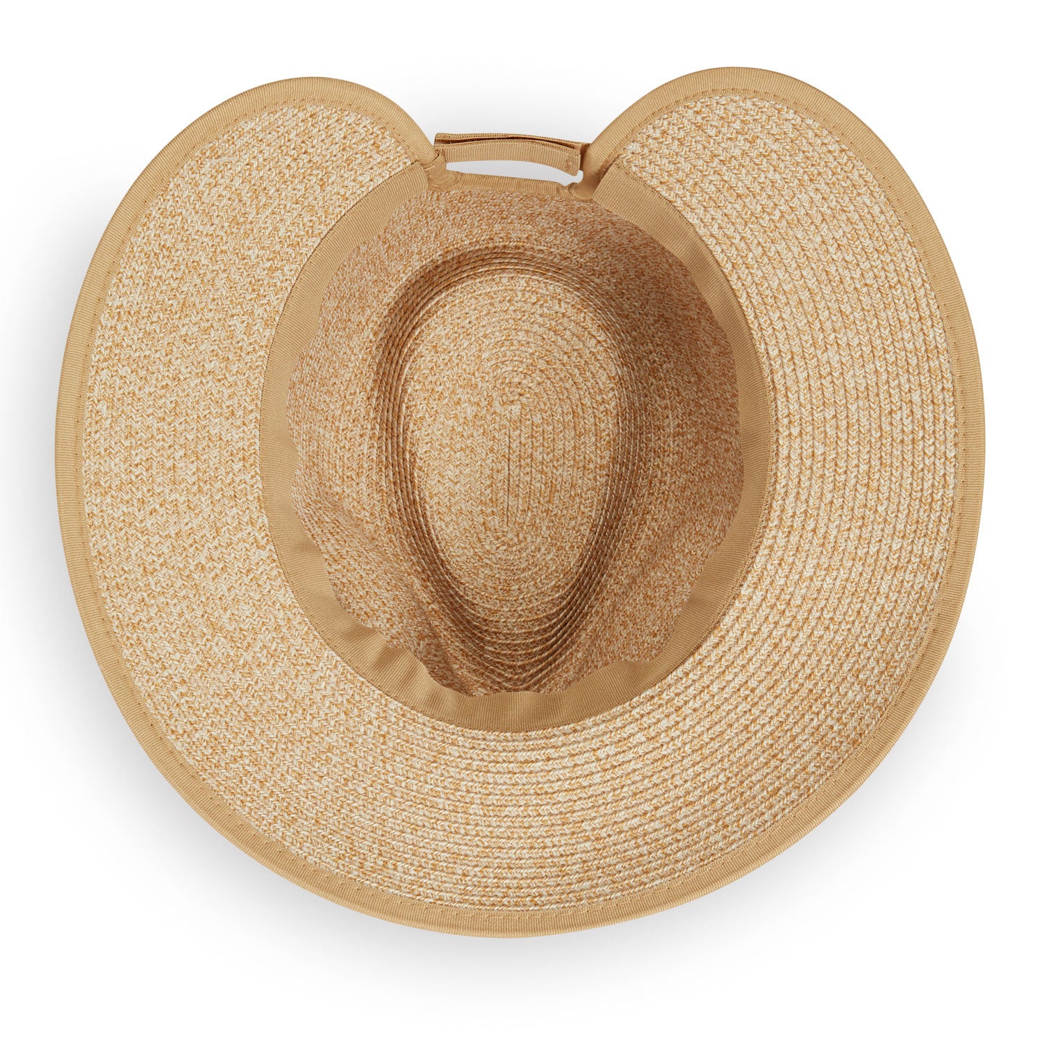 Inside of Ladies Petite Gabi Summer Sun Hat in Beige from Wallaroo, Beige