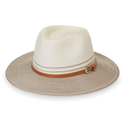 Ladies' Petite Kristy Summer Sun Hat in Ivory/Stone from Wallaroo