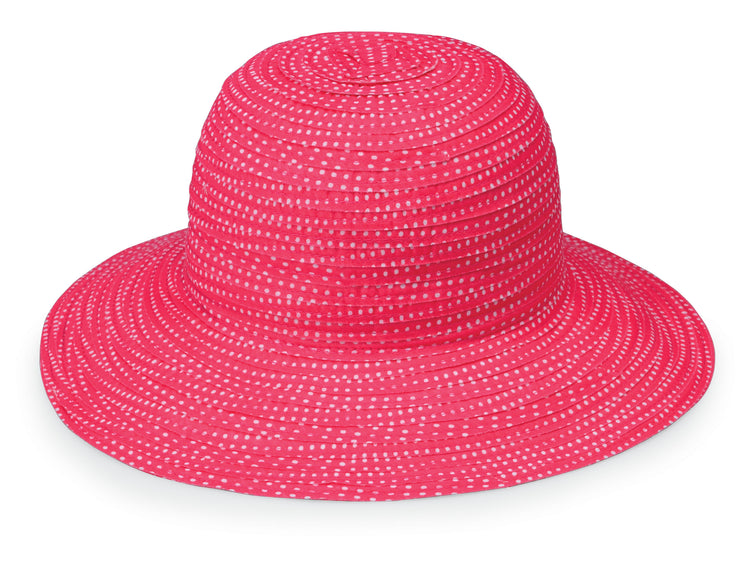 Ladies' Packable Big Wide Brim Petite Scrunchie UPF Sun Hat from Wallaroo