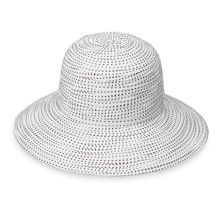 Women's Packable Big Wide Brim Petite Scrunchie UPF Summer Sun Hat from Wallaroo