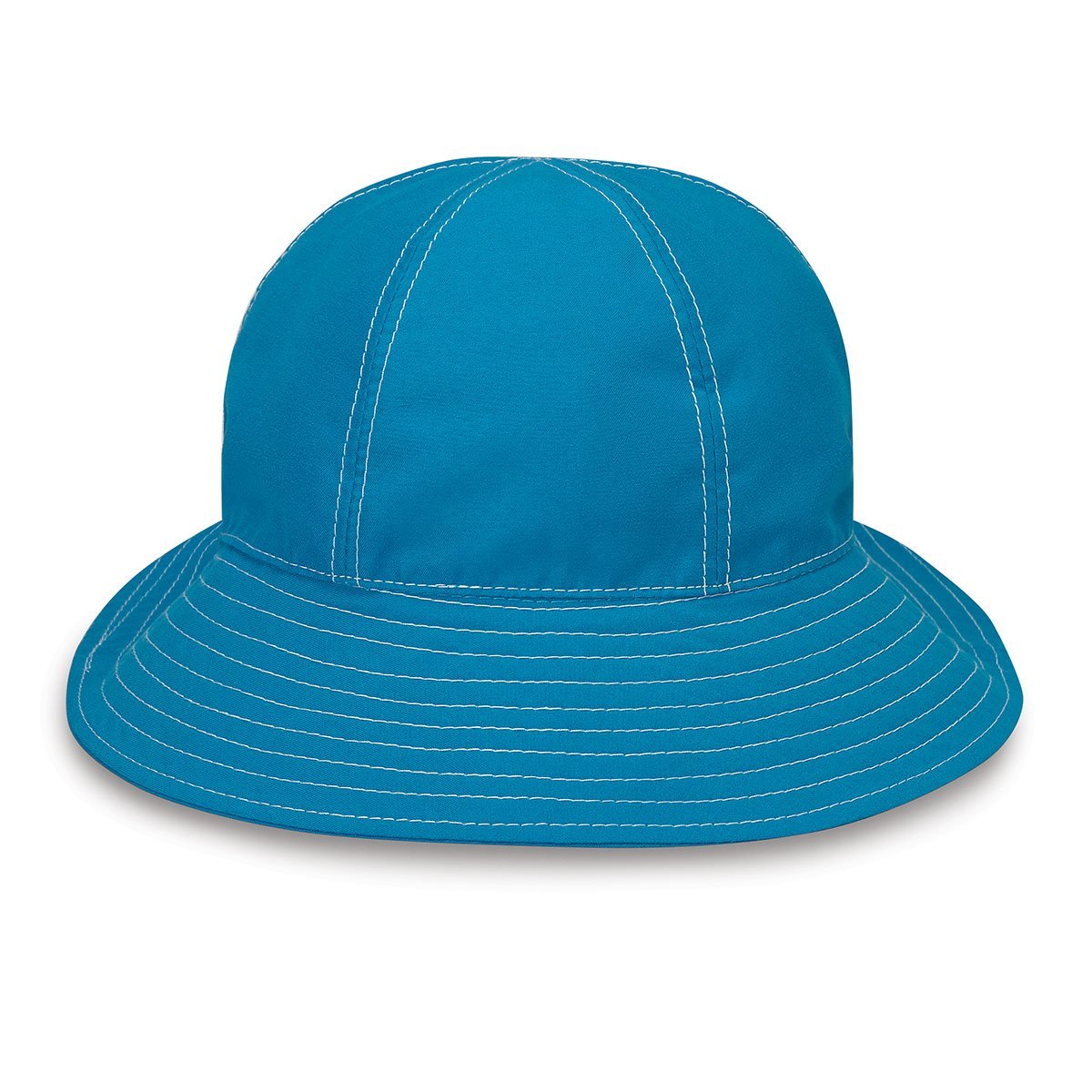 Featuring UPF Packable Wide Brim Kid's Platypus Bucket Style Sun Hat with Chinstrap in Aqua from Wallaroo