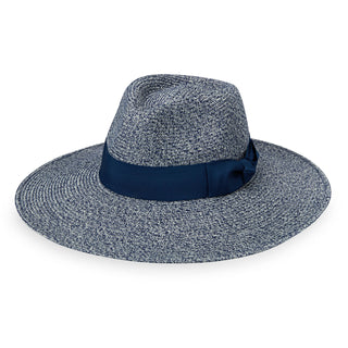 Ladies' Packable Big Wide Brim Fedora Style St. Lucia Beach Sun Hat from Wallaroo