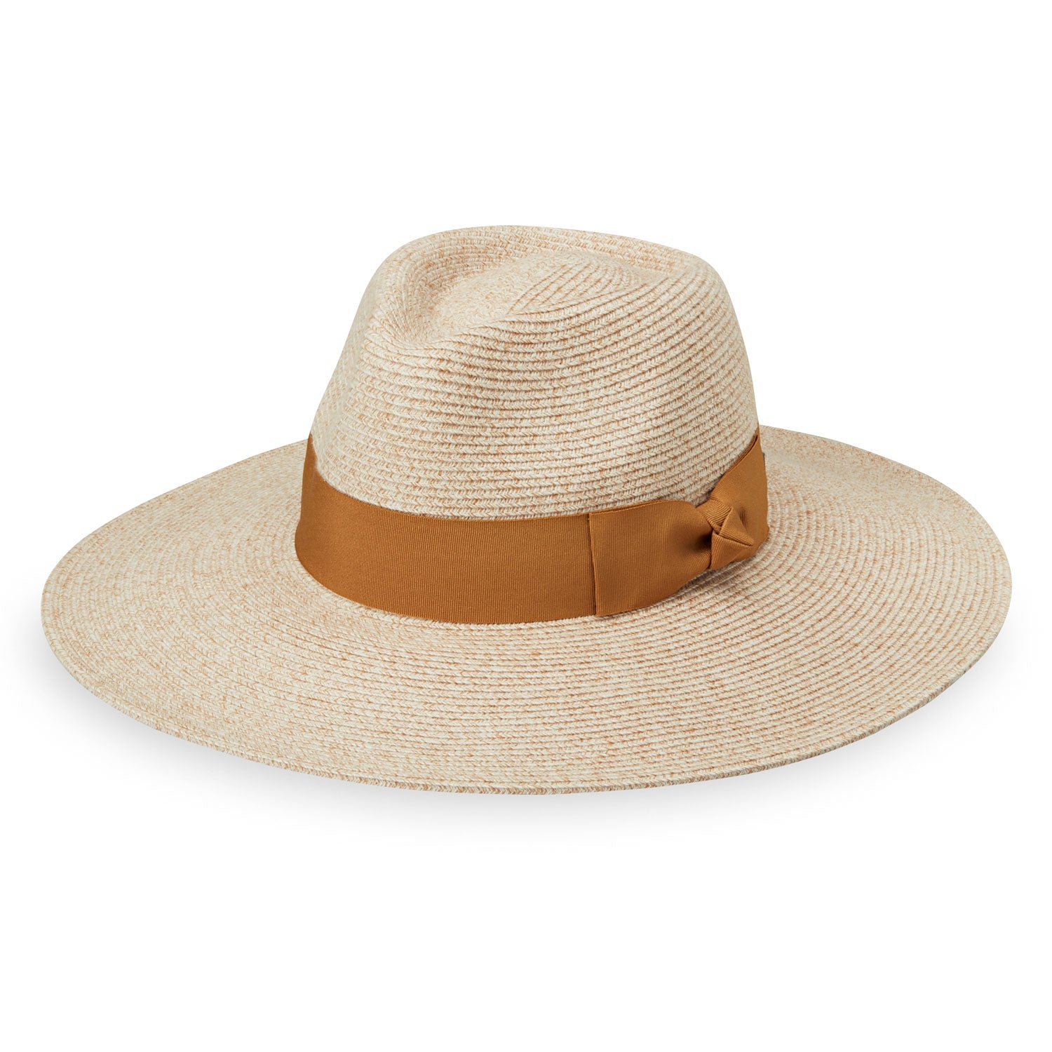 Featuring Ladies' Packable Wide Brim Fedora Style St. Lucia UPF Sun Hat from Wallaroo