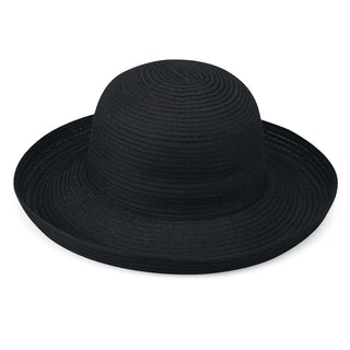 Front of Woman's Packable Big Wide Brim Sydney UPF Summer Sun Hat from Wallaroo