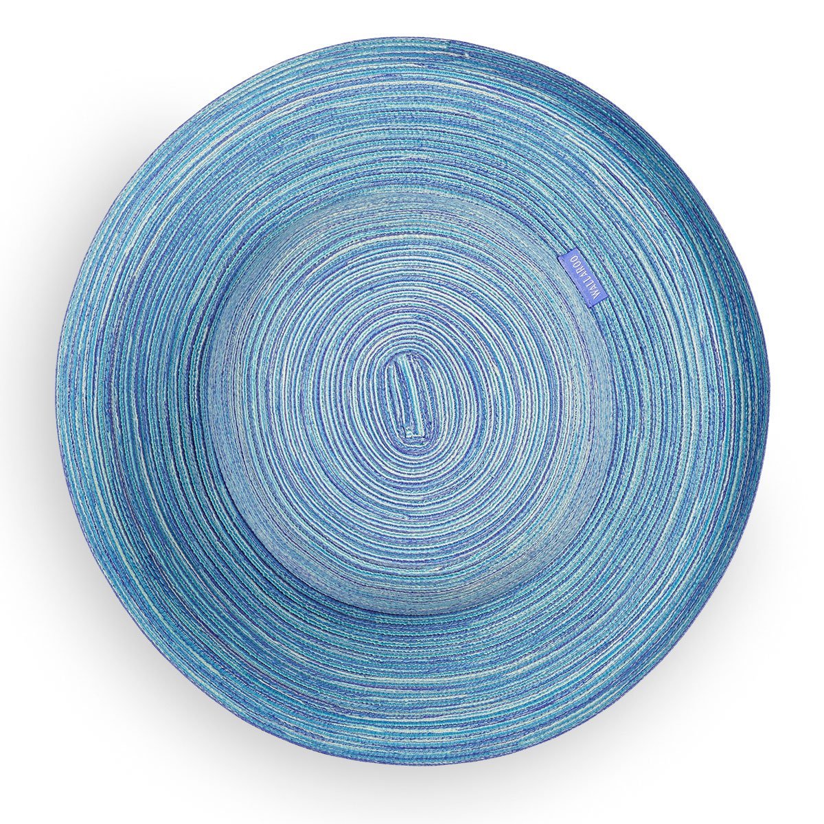 Ladies' Packable Wide Brim Sydney UPF Summer Hat from Wallaroo, Light Blue