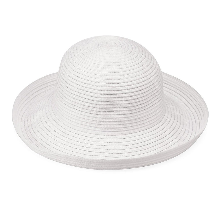 Front of Woman's Big Wide Brim Sydney Summer Sun Hat from Wallaroo